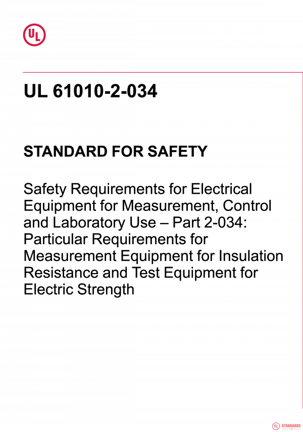UL 61010-2-034 PDF UL 61010-2-034 PDF
